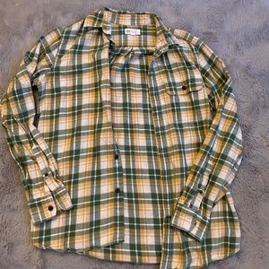 Gap Flannel Yellow/Green Size Mens Small